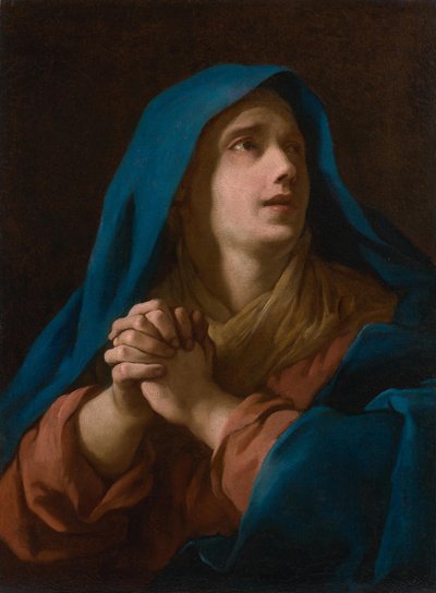 The Virgin in Prayer by Jean François de Troy